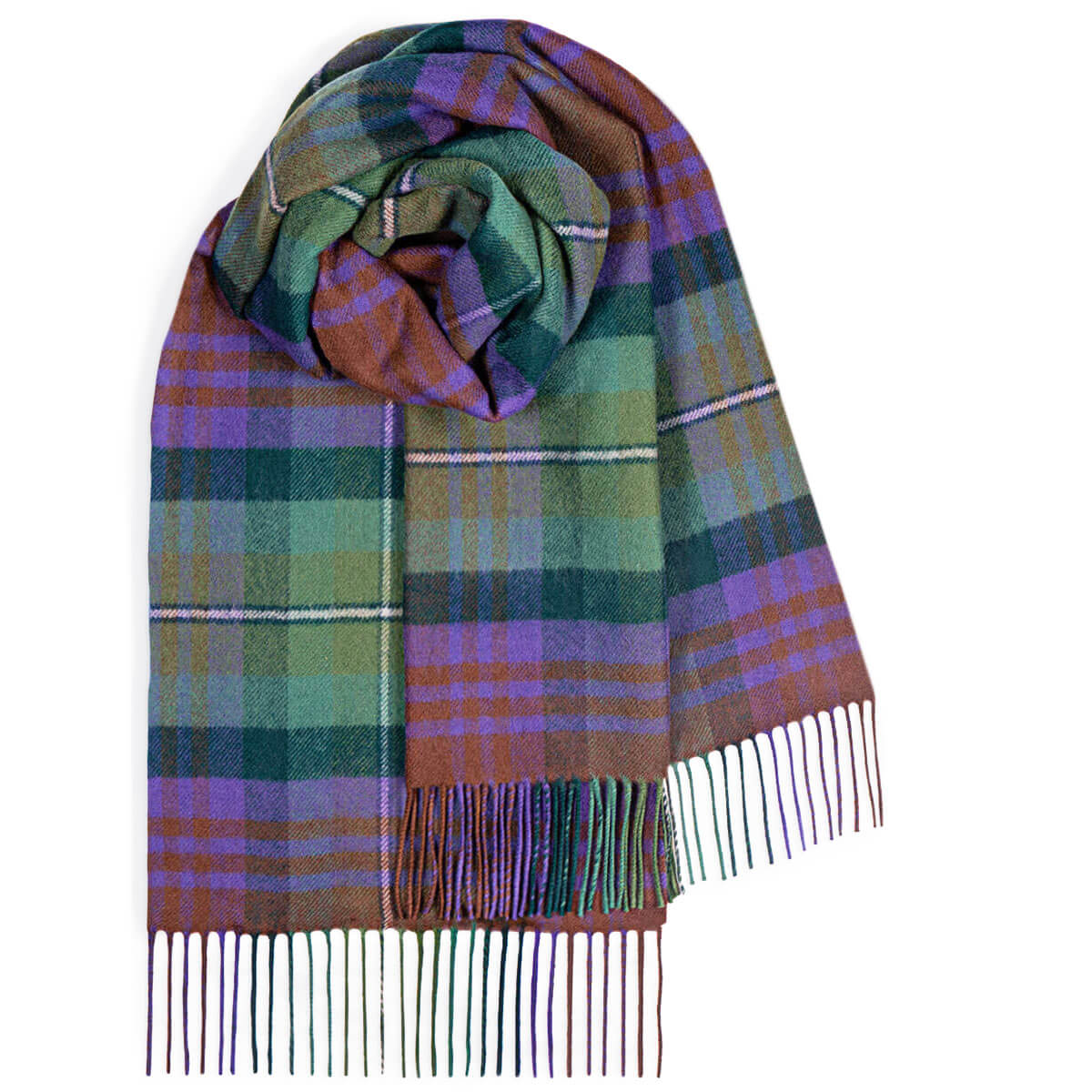 Bobbie Isle of Skye Tartan Lambswool Stole Gallery Image 1