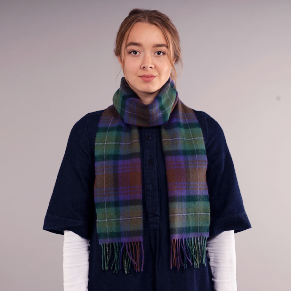 Bowhill Isle of Skye Tartan Lambswool Scarf Gallery Image 1