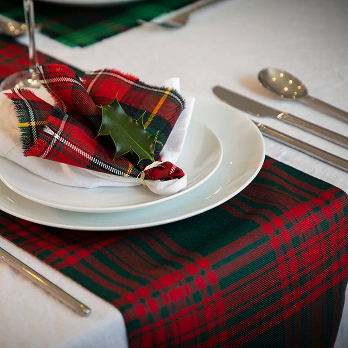 Made to Order Reiver Lightweight Tartan Table Runner Gallery Image 2
