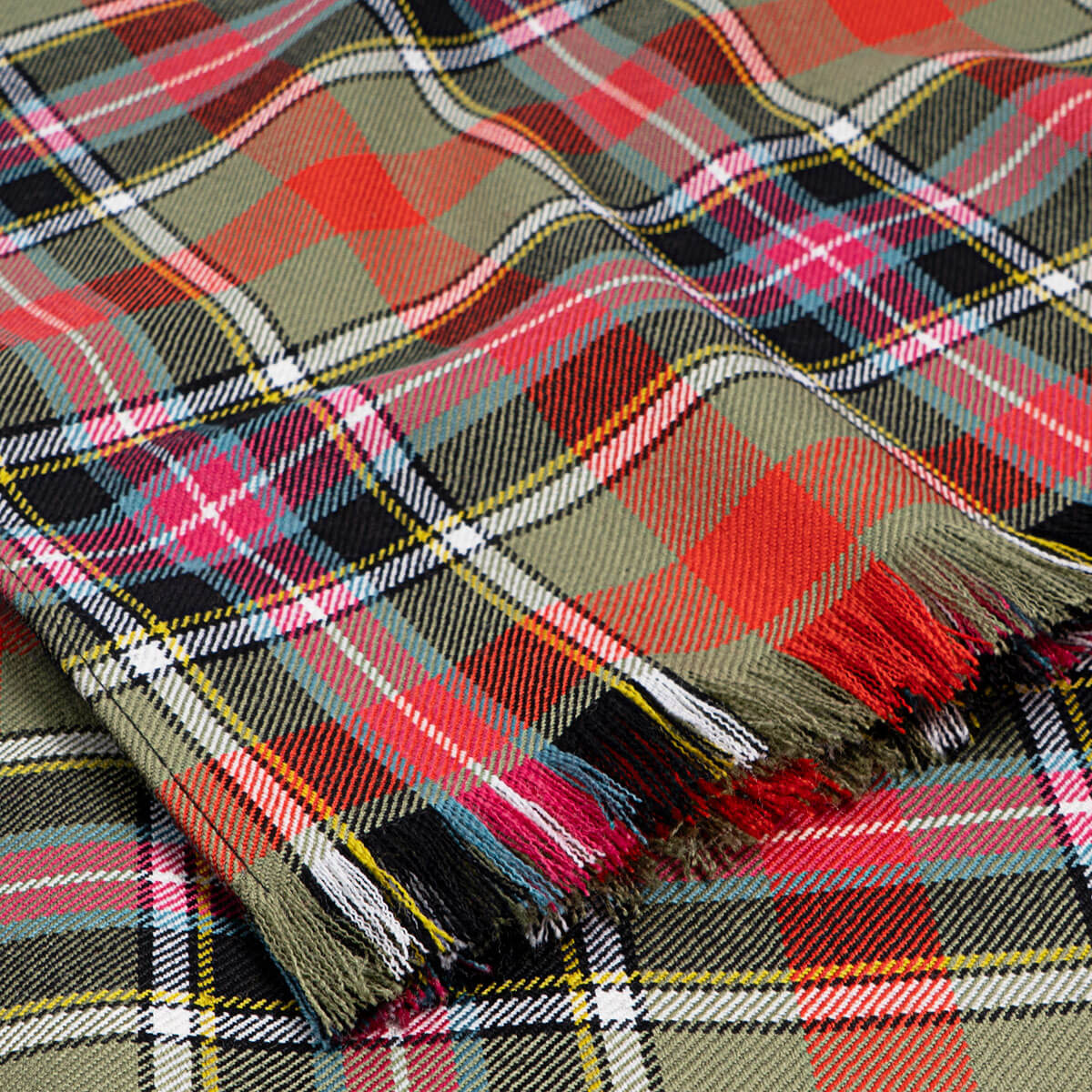 Made to Order Reiver Lightweight Tartan Throw Gallery Image 1