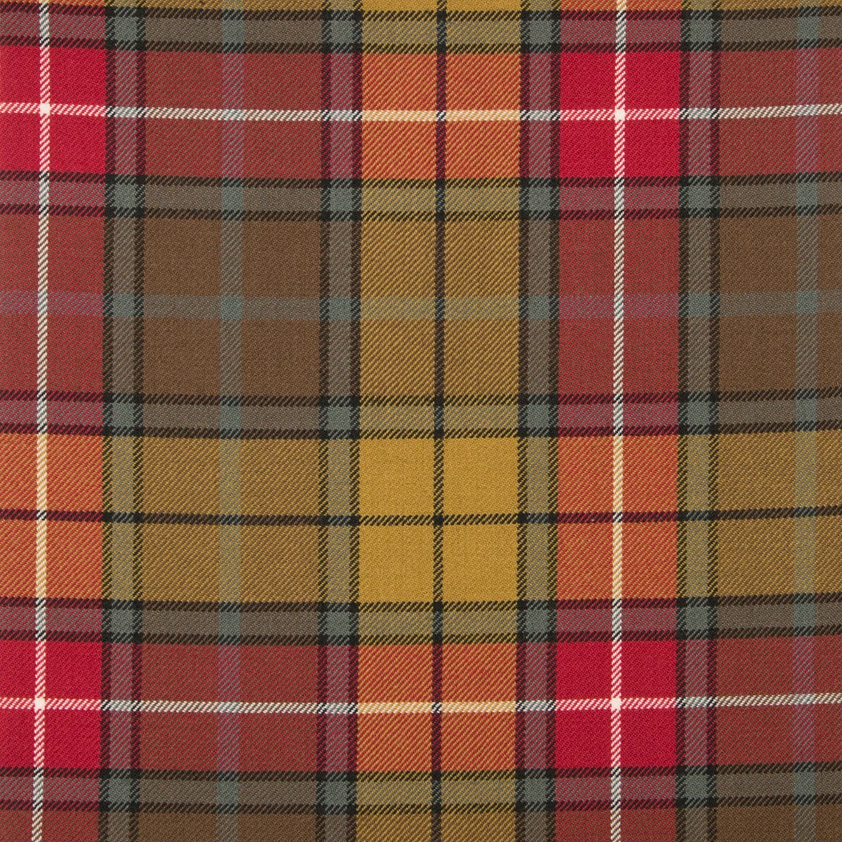 Buchanan Weathered Medium Weight Tartan Fabric | Lochcarron of Scotland
