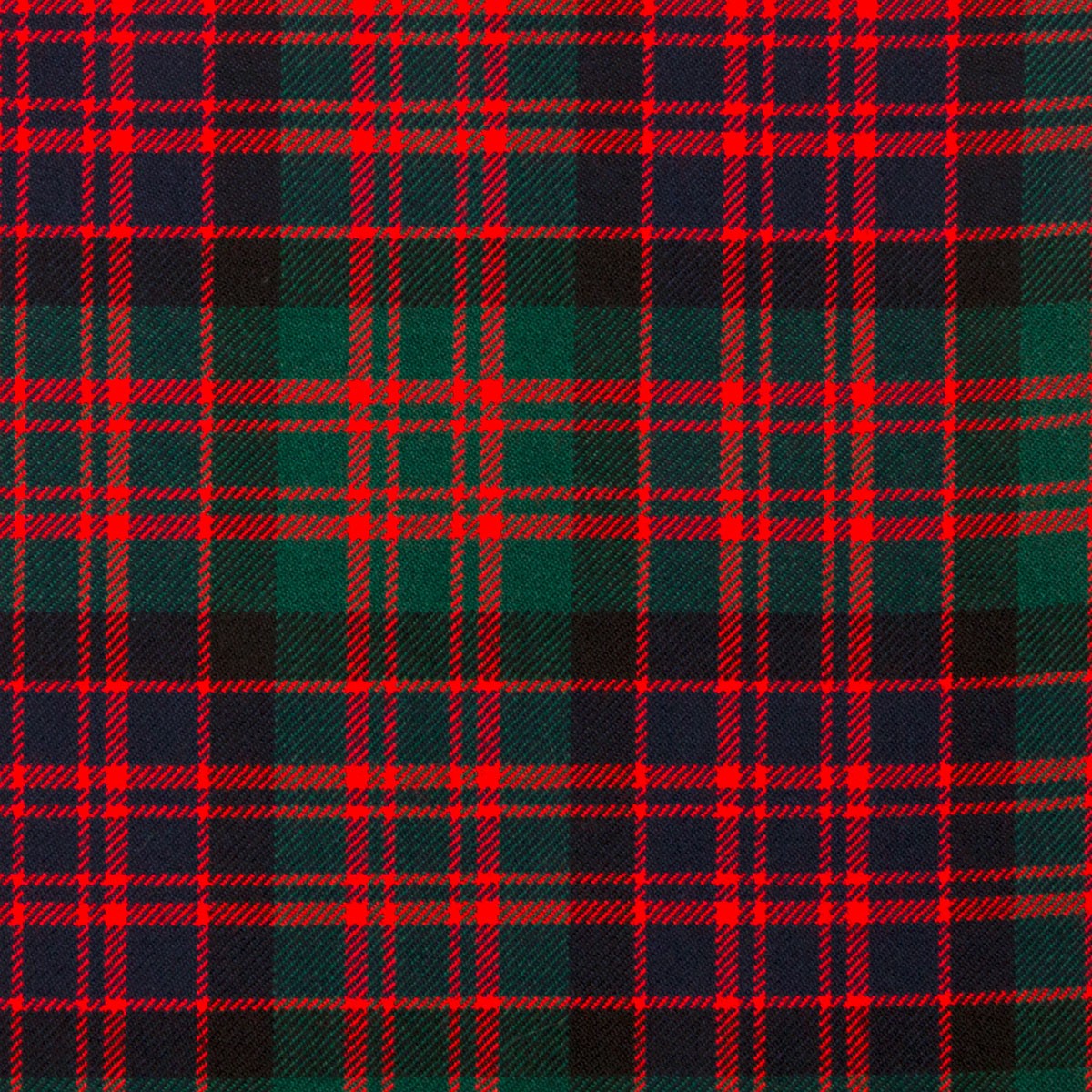 MacDonald Clan Modern Heavy Weight Tartan Fabric Lochcarron of Scotland
