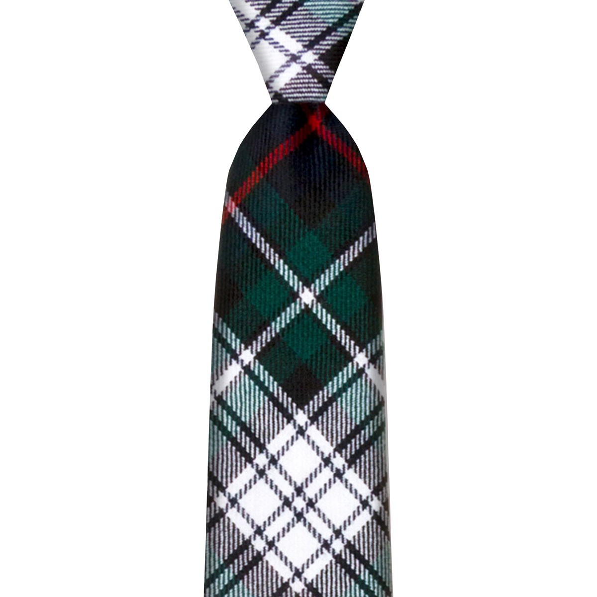 MacKenzie Modern Tartan Spring Weight Premium Wool Neck Tie Made in Scotland