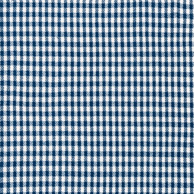 Navy/White Houndstooth Light Weight Tweed Fabric