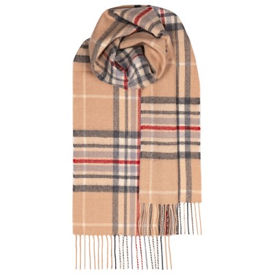 Bowhill Camel Yarrow Lambswool Scarf 