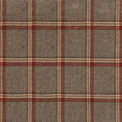 Olive Glen Windowpane Soft Wool Recycled Blend Tweed Fabric Sample