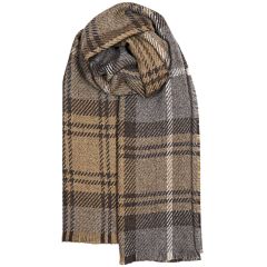 Fearne British Wool Cranston Taupe Scarf