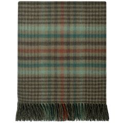 Forth Weathered Glen Check Lambswool Blanket