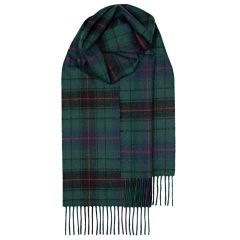 Bowhill Davidson Modern Tartan Lambswool Scarf