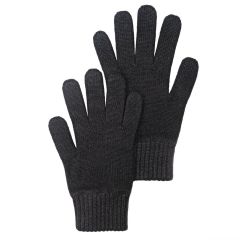 Womens Luxury Black Cashmere Gloves
