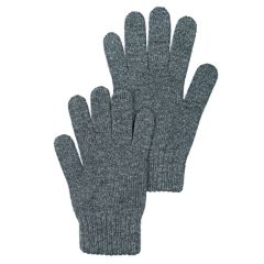 Womens Luxury Dark Granite Cashmere Gloves