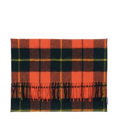 Borders Wallace Ancient Tartan Lambswool Small Fringed Cushion Cover
