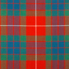 Fraser Red Ancient Medium Weight Tartan Fabric