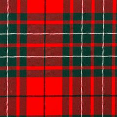 Cumming Red Modern Heavyweight Tartan Fabric