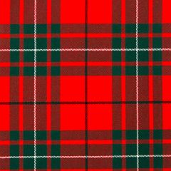 MacAuley Red Modern Heavyweight Tartan Fabric
