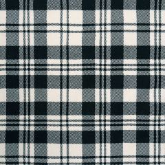 Scott Black/White Ancient Heavyweight Tartan Fabric - Single Width