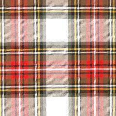 Stewart Dress Weathered Heavyweight Tartan Fabric