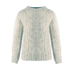 Women's Kenna Mull Braid and Cable Knitted Wool Crew Neck Jumper