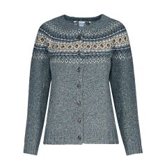Women's Ailsa St Kilda Fair Isle Knitted Wool Crew Neck Cardigan