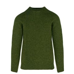 Men's Kyle Scotspine Chunky Knitted Wool Crew Neck Jumper