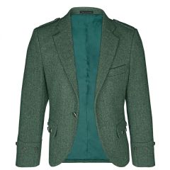 Estate Managers Green Shetland Tweed Argyll Kilt Jacket