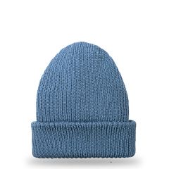 Airforce Merino Wool Ribbed Beanie Hat