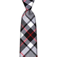 Thomson Grey Tartan Tie
