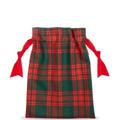 Small Santa Sack - Menzies Green Modern 