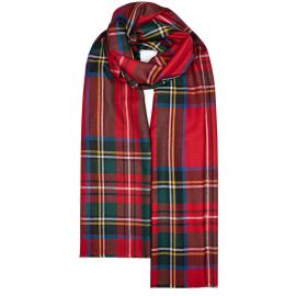 Alba Stewart Royal Modern Extra Fine Merino Stole