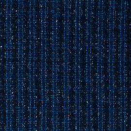 Donegal /Slub Coating Blue Striped Tweed Fabric
