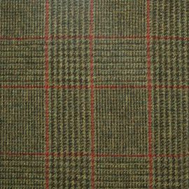 Brambling Glen Check Medium Weight Waverley Tweed Fabric Sample