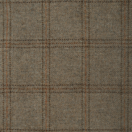 Dunnock Windowpane Medium Weight Waverley Tweed Fabric Sample