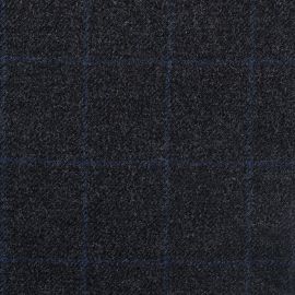 Jay Windowpane Medium Weight Waverley Tweed Fabric Sample