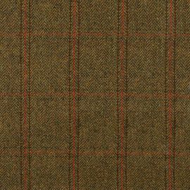 Warbler Windowpane Medium Weight Waverley Tweed Fabric Sample