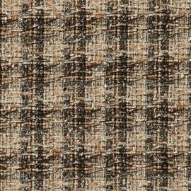 Gold Check Sparkle Tweed Fabric