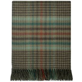 Forth Weathered Glen Check Lambswool Blanket