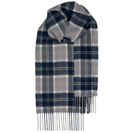 Bowhill Bannockbane Grey Lambswool Scarf 
