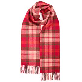Darwin Lochcarron Hunting Rose Tartan Oversized Lambswool Scarf