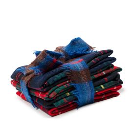 Strome Heavy weight Fabric 4 Fat Quarters Modern Tartan - Craft Bundle