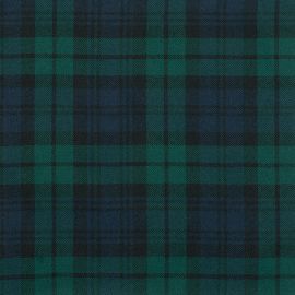 Black Watch Modern Light Weight Tartan Fabric - Swatch