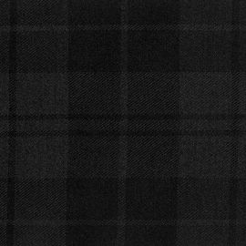 Douglas Dark Light Weight Tartan Fabric-Front