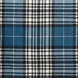 Napier Blue Ancient Lightweight Tartan Fabric Sample