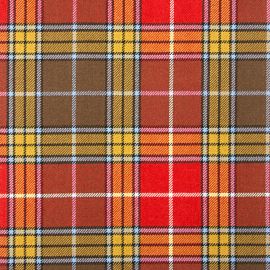 Buchanan Old Weathered Heavy Weight Tartan Fabric-Front
