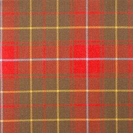 Burnett Weathered Heavy Weight Tartan Fabric-Front