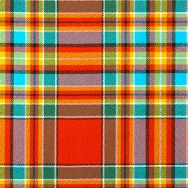 Chattan Ancient Heavy Weight Tartan Fabric-Front