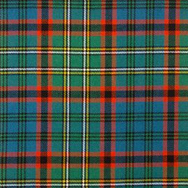 Cunningham Hunting Ancient Heavy Weight Tartan Fabric-Front