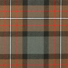 Ferguson Weathered Heavy Weight Tartan Fabric-Front