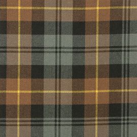 Gordon Clan Weathered Heavy Weight Tartan Fabric-Front