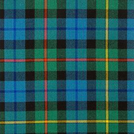 Gow Hunting Ancient Heavy Weight Tartan Fabric-Front