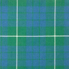 Hamilton Green Ancient Heavy Weight Tartan Fabric-Front